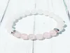 MG0382 Fashion Design Crystals Bracelet for Women Natural Rose Quartz Snow Quartz Bracelet Negative Balance Energy Jewelry1746264