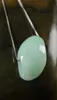 Ceried vert naturel un Jade jadéite pendentif cercle collier de perles Passepartout 100% AAA7818388