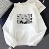 Anime tokyo ghoul juzo suzuya/rei hoodies mode tecknad vinter långärmad avslappnad kvinnor y2k huva tröja