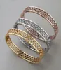 2019 fashion designer jewelry women bracelets netted bracelet gold plating on titanium steel love bangle snap jewelry5712466