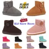 Australië Kinderlaarzen Designer Uggskid Mini Boot Babyschoenen Winterlaars Maan Roze Platform Peuter Sneakers Jongens Meisjes Enfant Baby Jeugd Kinderlaarsjes