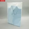 100X Zip lock Zipper Top frosted plastic bags for clothing T-Shirt Skirt retail packaging storage bag customized printing Y0712313W