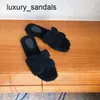 Orans Sandali Pantofole Da Donna Inverno 2024 Autunno/inverno Nuove Pantofole Antiscivolo Usura Esterna Agnello Capelli delle Donne Casa All'aperto rj