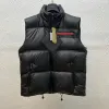 Hommes Down Gilets Designer Veste sans manches Mode d'hiver Chaud Femmes Gilet Manteau Top Qualité Down Manteau Noir