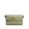 1 épaule Mini ANDIAMO Luxury Purse Bottegs Single Venets Sac Small Lady Sacs Light Horizontal Cuir Square Woven Woven Crossbody Fody Casual Wallet UH4T