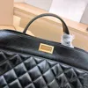 حقيبة حمل العلامة التجارية الفاخرة العصور الوسطى حمل مصمم حقيبة يد Lingge Lingge Geneine Leather Handheld Crossbody Bag Bag Bag Bag Bag Back Crossbody