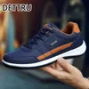 Leather Men's Shoes Luxury Brand England Trend Casual Men Sneakers Breathable Leisure Male Footwear Chaussure Homme 231226
