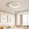 Tavan Işıkları Yatak Odası Işık 2023 LED Luminaires Basit Modern Ultra İnce Oda Restoranı Yaşayan Beyaz