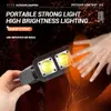 Nouveaux phares intelligents à induction COB phare lumière rouge avertissement lumière LED lampe frontale portable USB rechargeable lampe frontale étanche