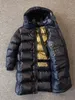 Winterdikte Witte Eend Donsjack Meisjes Lange Warme Pufferjas Jongens Waterdichte Parka Met Capuchon Kinderen Sneeuw Bovenkleding XMP401 231226