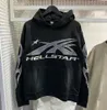 디자이너 Hellstar Hoodie Mens 여성 스웨트 셔츠 하이 스트리트 스웨트 팬츠 스포츠 트랙 슈트 블랙 핑크 블루 회색 녹색 Y2K 후드 느슨한 힙합 스트리트웨어 Hoody