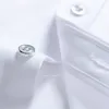 Herrenhemden Strech Solid Shirt Anti-Falten Langarm Plain Casual Male Regular Fit Bügelfrei Pflegeleichte Arbeitskleidung Mann