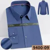 Men's Dress Shirts 2023 Bamboo Fiber Long Sleeve Men Regular Fit Microfiber Material Non-iron Professional Casual Pure Colors