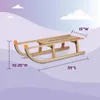 Children's wooden foldable sled made of high-quality wooden materials has maximum endurance and performance 231225