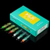 MLK BRo Tattoo Cartridge Needles Disposable Sterilized Safety Round Liner Permanent Makeup For Tattoo Machines Grips 20pcslot 231225