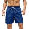 Pantaloncini da uomo primavera ed estate tinta unita con coulisse asciugatura rapida parto sfuso uomo atletico matrimonio sulla spiaggia