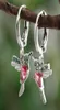 Baumelnde Kronleuchter Fliegende Kolibri-Vogel-Ohrringe für Frauen Silber Gold Creolen Eleganter Charme-Ohrring Verlobungsschmuck Geschenke4118701