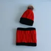 Berretti Set cappello e collo per bambini Autunno Inverno Lana calda per ragazzi Ragazze Protezione per le orecchie del bambino