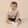 Spaanse Baby Jongens Kleding Kinder Trui Vest Baby Wol Cartoon Trui Kinderen Winter Truien Kerst Jongens Kleding 231226