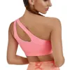 Une épaule sous-vêtements de sport Fitness Yoga séchage rapide résistant aux chocs gilet soutien-gorge de course pour les femmes 231226