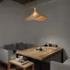 Luci realizzate a mano in vimini di bambù Lampade a sospensione a soffitto Lampada a sospensione vintage in rattan per sala da pranzo Illuminazione a sospensione Design Li256p