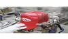 Low MOQ custom embroidery Red mh back leather snapback trucker hats4940858