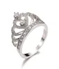 Vrouwen Mode Vorm Bruiloft Verloving Bruids Prinses Kroon Ring Sieraden1216964