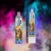 FUMOT RANDM TORNADO 7000充電式バッテリー7000パフEタバコ使い捨て蒸気ペン14mlのe-liquid 56フレーバー利用可能6色RGBライト/