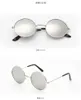Lunettes de soleil rondes pour enfants avec monture en métal lunettes rétro garçon et fille punk UV400 lunettes pour enfants 2-8 ans 231226