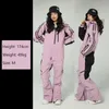 2023 Ski Anzug Frauen Outdoor Snowboard Jacke Männer Thermische Overalls Overall Set Schnee Hosen Winddicht Wasserdicht 231225