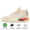 Fear Pack 3s Midnight Navy Jumpman buty do koszykówki 3 Lucky Green Palomino Medellin Sunset A Ma Maniere Patchwork Camo White Cement Fire Red Trainers Sports Sneakers