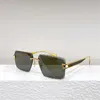 Top-Luxus-Sonnenbrille, polarisierende Linse, Designer-Damen-Herrenbrille, Senior-Brille für Damen, Brillengestell, Vintage-Sonnenbrille aus Metall, mit Original-Box und Etui