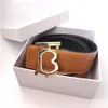 Ceinture en cuir véritable pour homme et femme, gaufrage bicolore pour utilisation double face, ceinture réversible de 3 à 8 cm, y compris BOX304A