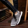 Stövlar trevliga våren England Tooling Men's Casual Low-Top Shoes Student Canvas Sports Rty6