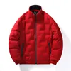 Winter trendy style hot selling 90% white duck down cold resistant and warm men's down jacket