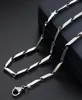Edelstahl Silber Reisform Ketten Halskette Gliederkette Schmuck für Männer und Frauen Schmuckzubehör2845260