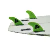Aletas UPSurf, lengüetas dobles, aleta de 2 M, aleta de tabla de Surf de panal, aleta de Surf de 5 colores, accesorios de Surf Quilhas Thruster 231225