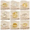 Spaanse Hoge Kwaliteit UNO DE 50 Prachtige Mode 2023 Hot Koop Goud Kleur vrouwen Achthoekige Ring Sieraden Gift Gratis Levering