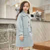 Children Girls Coats Outerwear Winter Girls Jackets Woolen Long Trench Teenagers Warm Clothes Kids Outfits For 8 10 12 14 Years 231225