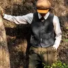 남자 모직 천 캐주얼 정장 재킷 우아한 조끼 왕 고딕 chaleco 공식적인 남자 ambo vests men male suits gilet