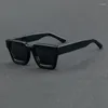 Óculos de sol elegante retro quadrado polarizado masculino e feminino anti-reflexo óculos de pesca bicicleta personalidade hipster óculos de condução