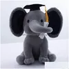 Party Favor Fast Elephant Toy P Doll Graduation zabawki doktoranckie na imprezę absolwenta urocze dzieci dziecko Kawaii prezenty SS0428 Drop Deliv OTJ2V