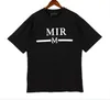 Mens T Shirt Designer Tshirt Limited Edition Par Tees Street Wear Summer Fashion Märke Amirs Shirt Splash-bläck Letter Print Kort ärm Casual Loose Crewneck F5