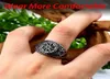 Cluster Ringen Stalen Solider Viking Keltische Zonnesymbool Wiel Ring Amulet Roestvrij Nordic Slavische Pagan Sieraden14144993