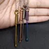 Pendant Necklaces Fashion Metal Necklace 4 Colors Mini Spoon Small Tool Jewelry Stainless Steel Creative Handmade277d