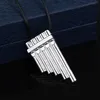 Correntes moda jóias charme colares peter pan flauta mágica pingente colar para homens e mulheres2598