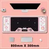 Descansa kawaii roxo console de jogos extra grande mouse pad bonito tapete de mesa à prova de água mousepad antiderrapante acessórios de mesa para laptop