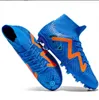 Sapatos de futebol masculino Ultra-Light confortável tornozelo de treinamento esportes de grama grama grama futsal picos longos de alta qualidade botas de porta-pedestres tamanho 35-45