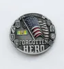 Vietnam Vet Forgotten Hero Belt Buckle SWBY703 suitable for 4cm wideth snap on belt with continous stock7437899