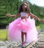 Pink Swallow tail Girl long Tutu Skirt Lovely Princess Girls Birthday Party Skirts Pos ball gown costume Kid clothing 2202223409071